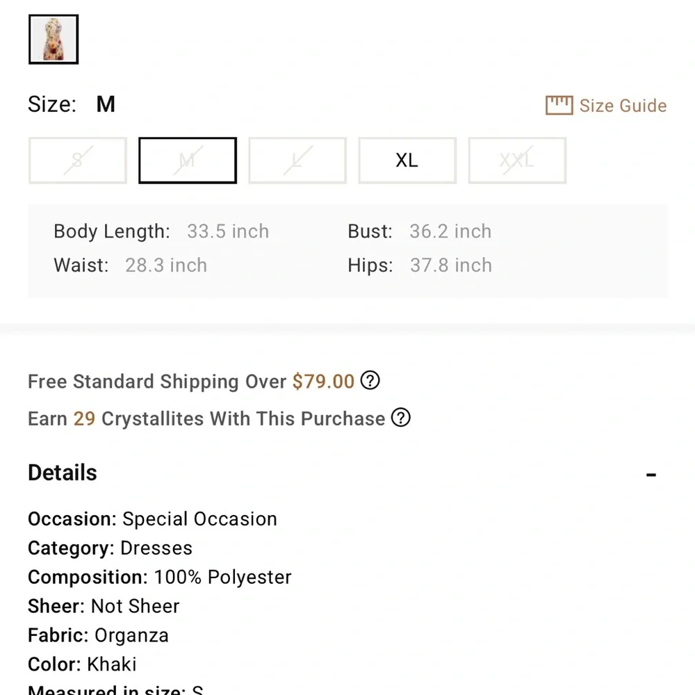 Floral Embroidered Halter Dress M mc4 - Picture 4 of 5